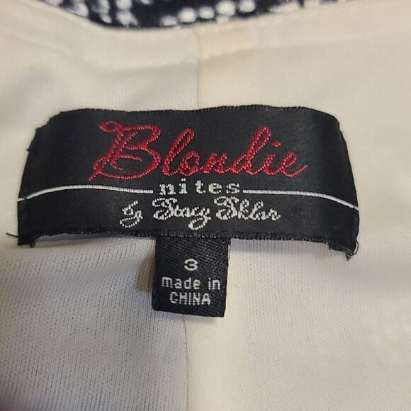 Blondie Nites Black Snakeskin Print Pink Formal Prom Gown Size 3 - Picture 7 of 8